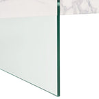 SAFAVIEH Pluma Glass Leg Rectangular Coffee Table - 43.3 W x 23.6 L x 15.7 H - 43Wx24Dx16H