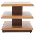 SAFAVIEH Ava 2-Shelf Accent Table - 24 L x 24 D x 21 H - 24Wx24Dx21H