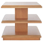 SAFAVIEH Ava 2-Shelf Accent Table - 24 L x 24 D x 21 H - 24Wx24Dx21H