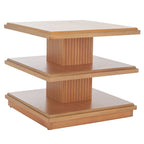 SAFAVIEH Ava 2-Shelf Accent Table - 24 L x 24 D x 21 H - 24Wx24Dx21H