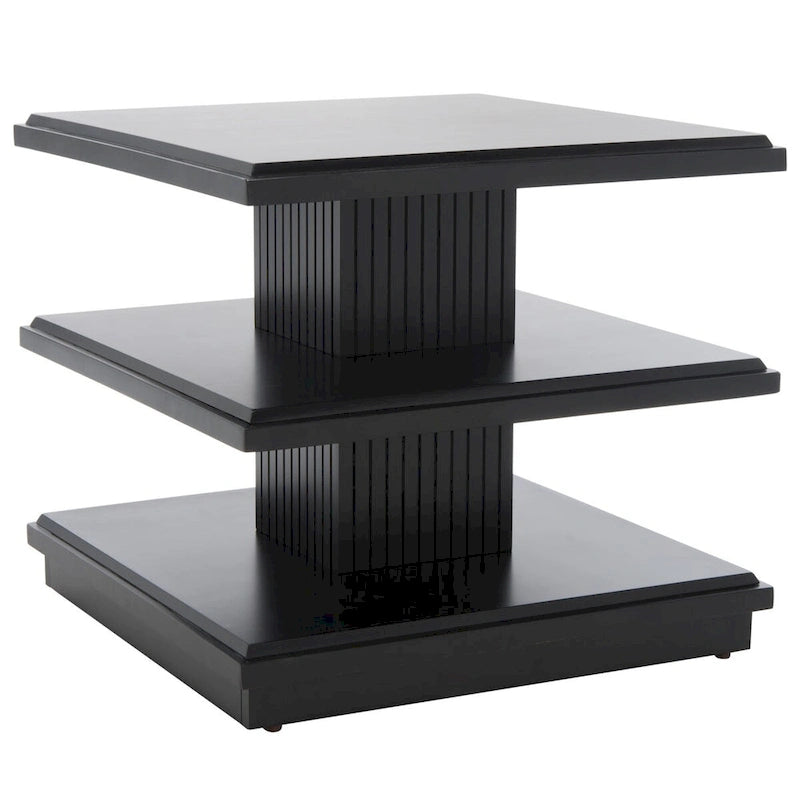 SAFAVIEH Ava 2-Shelf Accent Table - 24 L x 24 D x 21 H - 24Wx24Dx21H