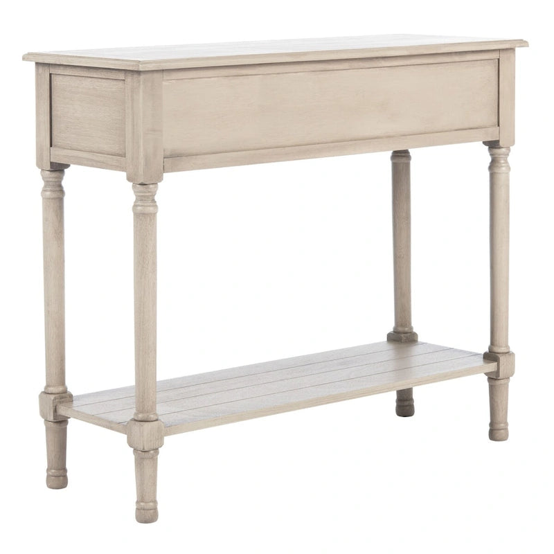SAFAVIEH Justina 2-Drawer Console Table - 35.5 W x 13 L x 29.5 H - 36Wx13Dx30H
