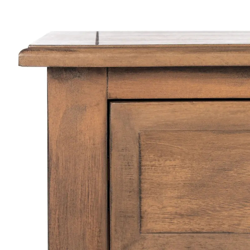 SAFAVIEH Justina 2-Drawer Console Table - 35.5 W x 13 L x 29.5 H - 36Wx13Dx30H