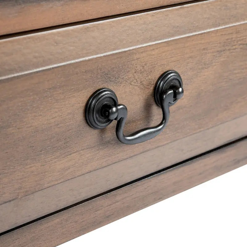 SAFAVIEH Justina 2-Drawer Console Table - 35.5 W x 13 L x 29.5 H - 36Wx13Dx30H