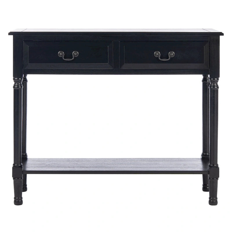 SAFAVIEH Justina 2-Drawer Console Table - 35.5 W x 13 L x 29.5 H - 36Wx13Dx30H