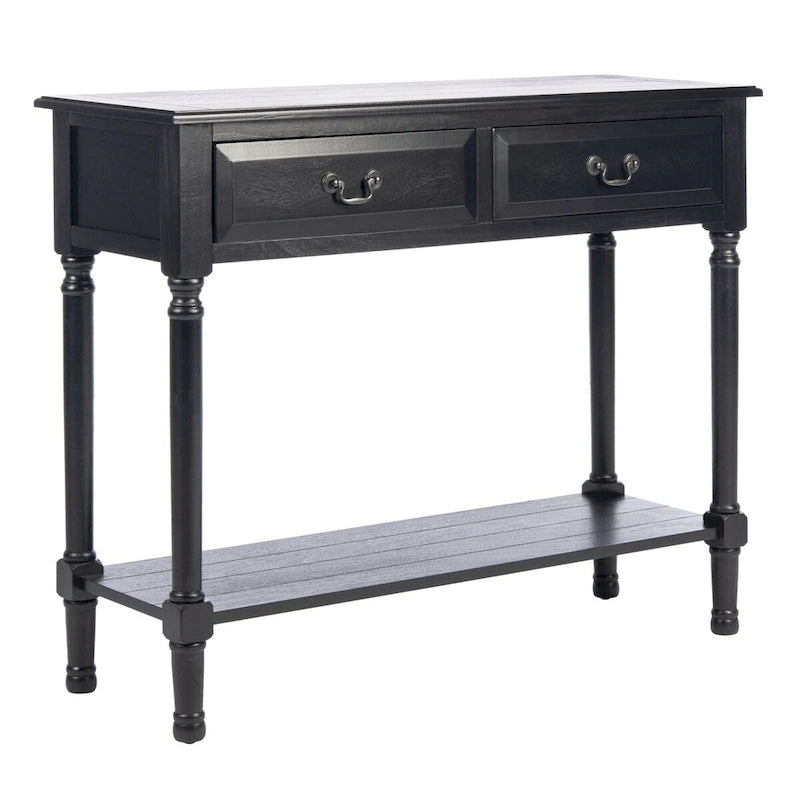 SAFAVIEH Justina 2-Drawer Console Table - 35.5 W x 13 L x 29.5 H - 36Wx13Dx30H