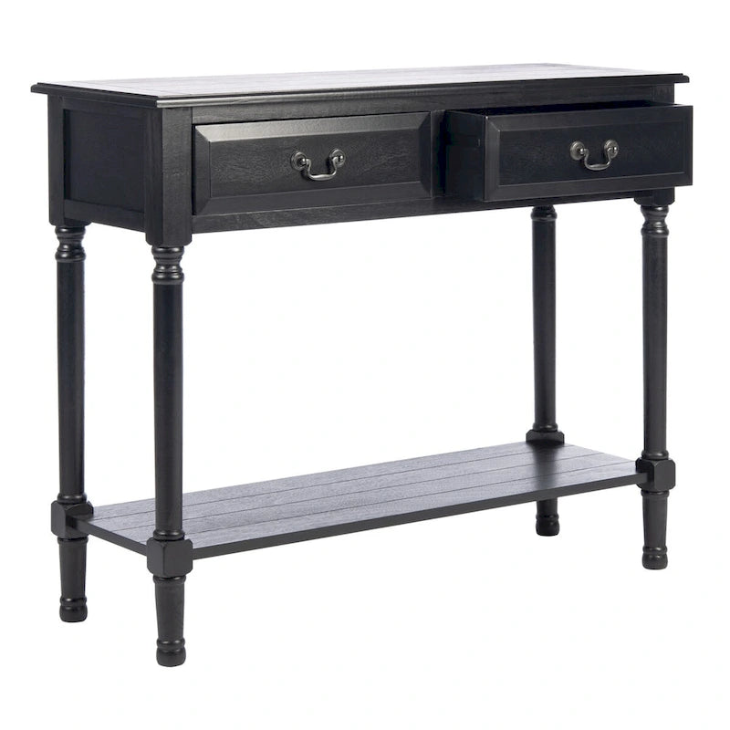 SAFAVIEH Justina 2-Drawer Console Table - 35.5 W x 13 L x 29.5 H - 36Wx13Dx30H