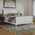 AFI, Portland Solid Wood Low Profile Platform Bed with Matching Footboard