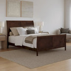 AFI, Portland Solid Wood Low Profile Platform Bed with Matching Footboard