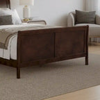 AFI, Portland Solid Wood Low Profile Platform Bed with Matching Footboard
