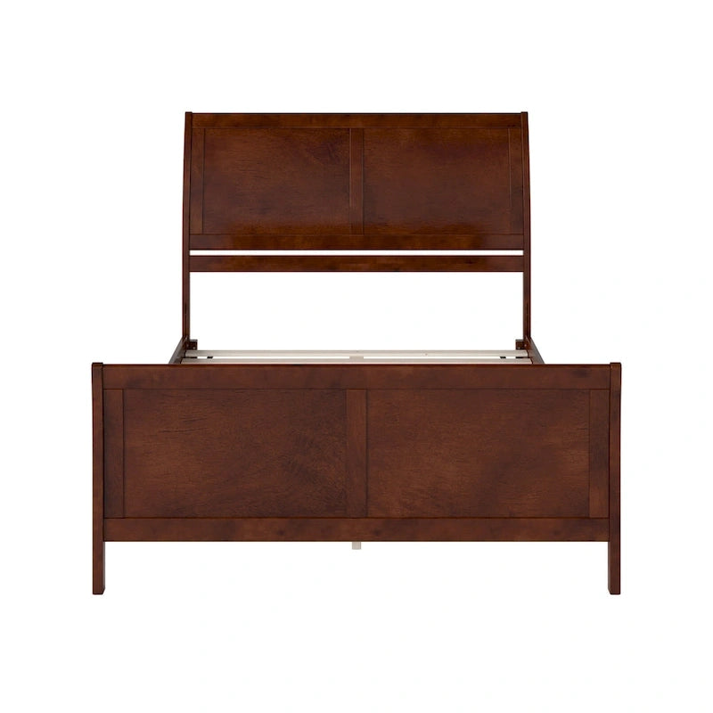 AFI, Portland Solid Wood Low Profile Platform Bed with Matching Footboard