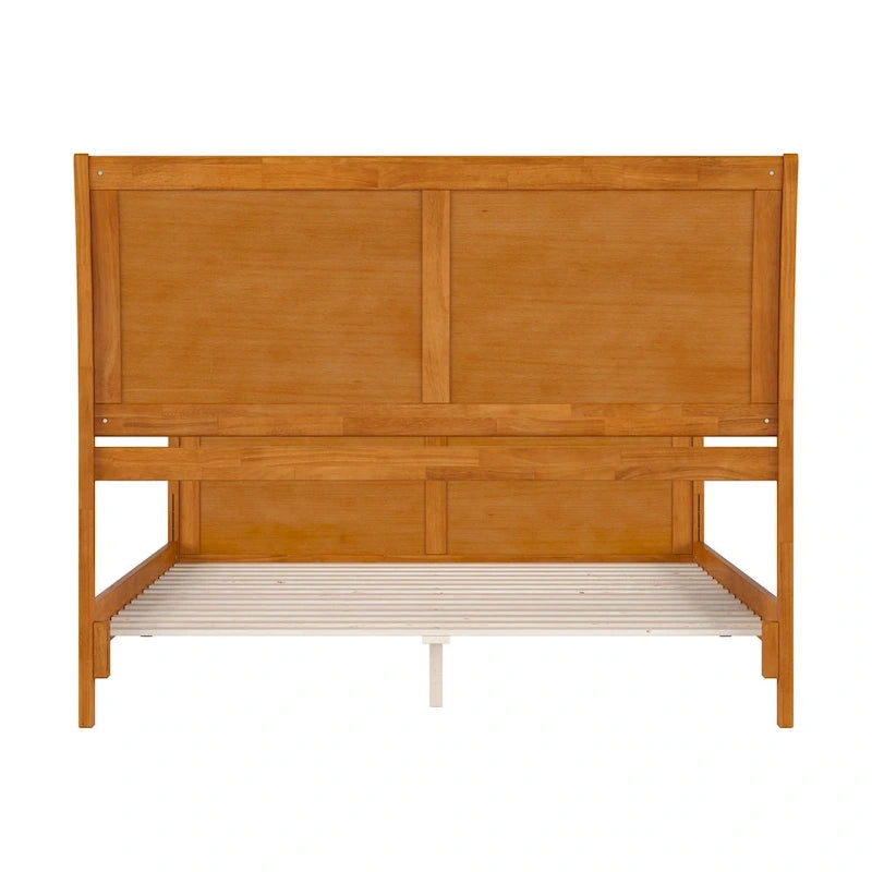 AFI, Portland Solid Wood Low Profile Platform Bed with Matching Footboard