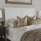 AFI, Portland Solid Wood Low Profile Platform Bed with Matching Footboard