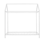 House Bed Frame Twin Size , Kids Bed Frame Metal Platform Bed Floor Bed for Kids Boys Girls No Box Spring Needed