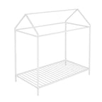 House Bed Frame Twin Size , Kids Bed Frame Metal Platform Bed Floor Bed for Kids Boys Girls No Box Spring Needed