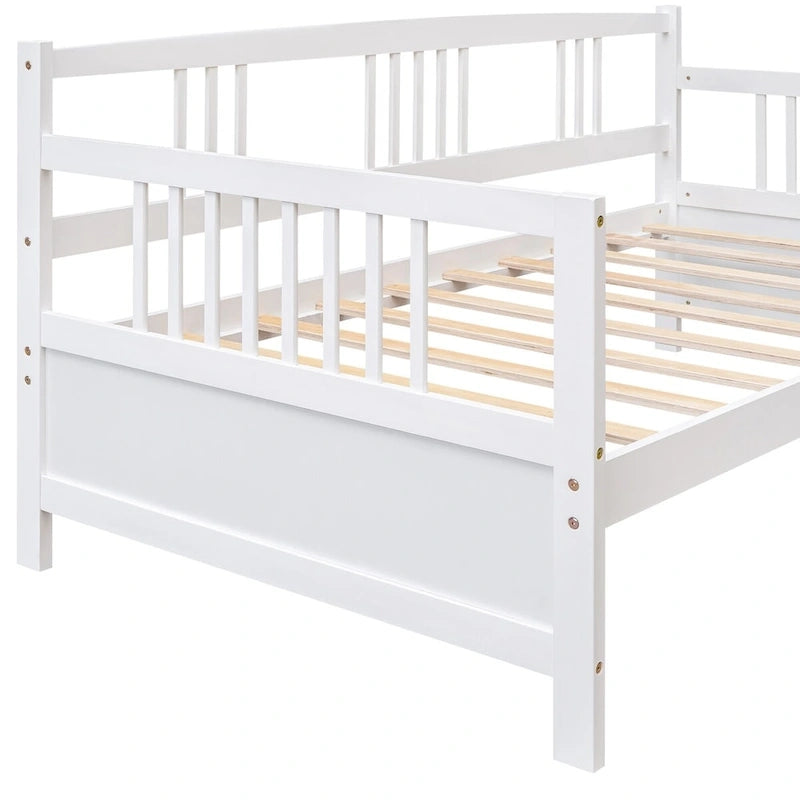 Multifunctional Solid Wood Daybed: Twin Size, Storage