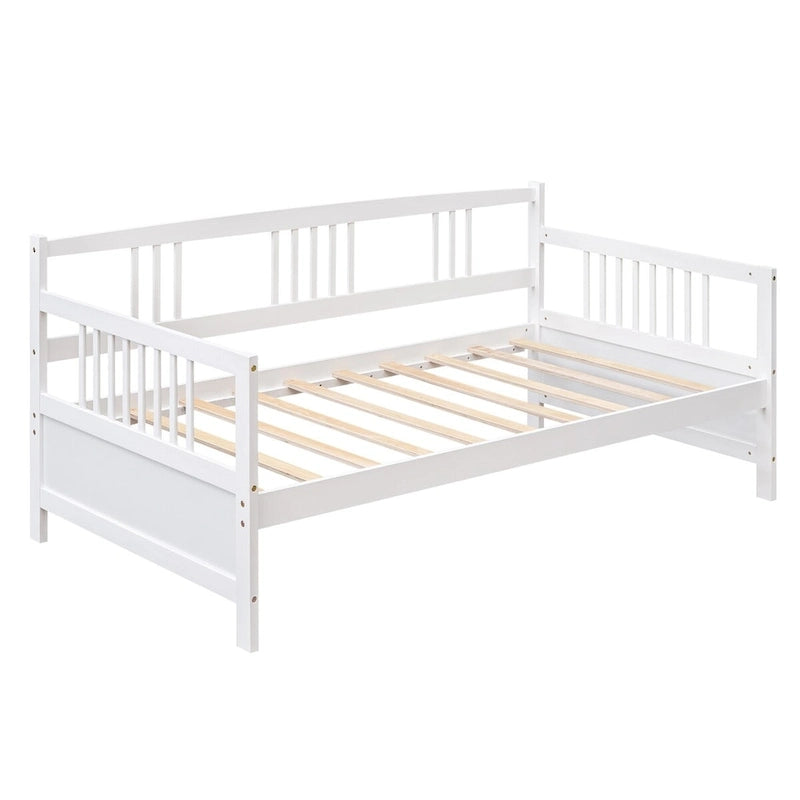 Multifunctional Solid Wood Daybed: Twin Size, Storage