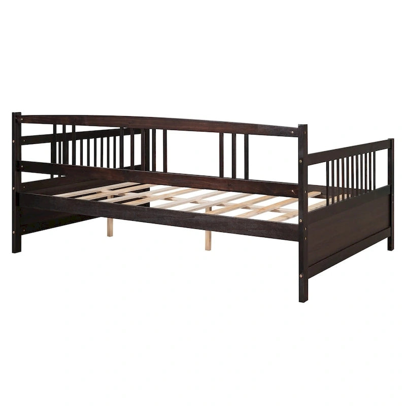 Multifunctional Solid Wood Daybed: Twin Size, Storage