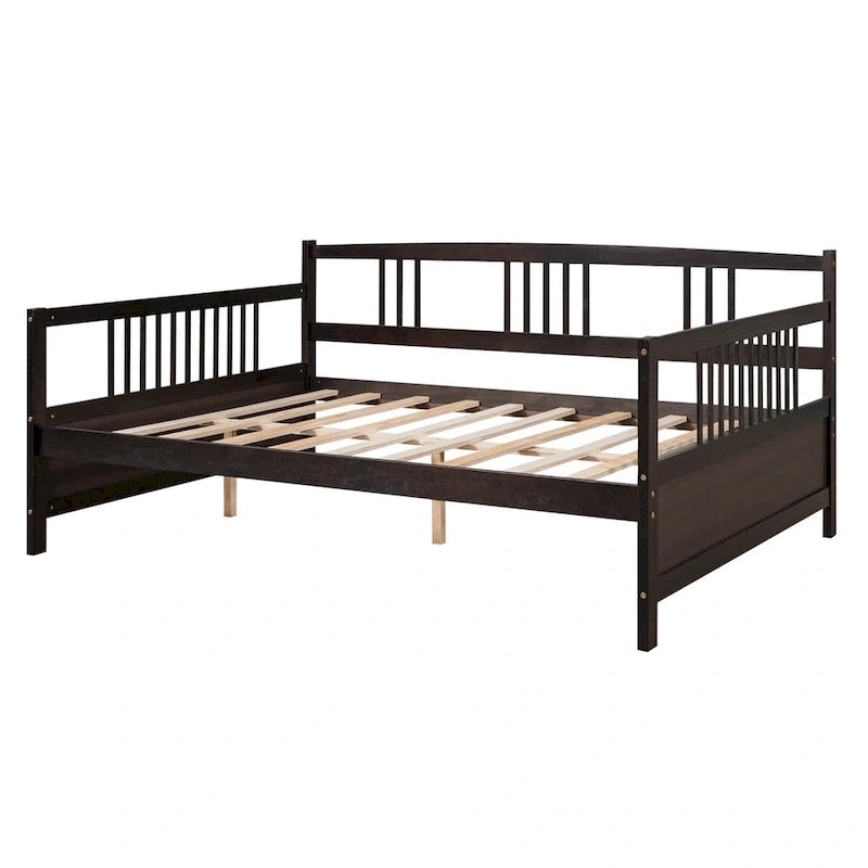 Multifunctional Solid Wood Daybed: Twin Size, Storage