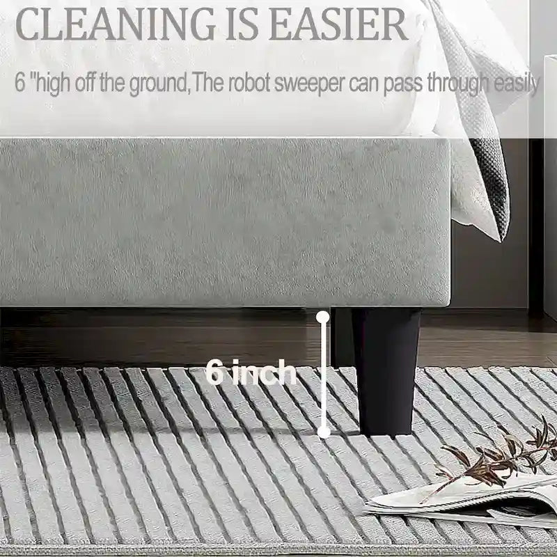 Queen Bed Frame with Headboard