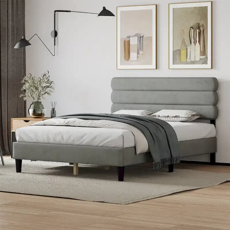 Queen Bed Frame with Headboard