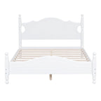 Retro Style Platform Bed Wood Platform Bed Frame