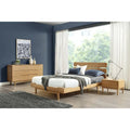 Dylan 4pc Queen Platform Bedroom Set with Dresser in Golden