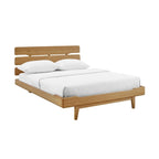 Dylan 4pc Queen Platform Bedroom Set with Dresser in Golden