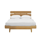 Dylan 4pc Queen Platform Bedroom Set with Dresser in Golden