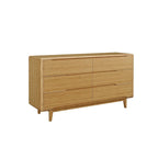 Dylan 4pc Queen Platform Bedroom Set with Dresser in Golden