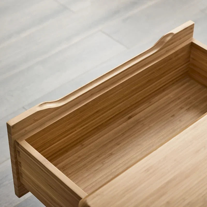 Dylan 4pc Queen Platform Bedroom Set with Dresser in Golden