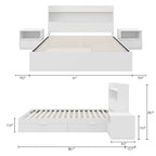 Hunter Platform Bed With Headboard And 2 Nightstands
