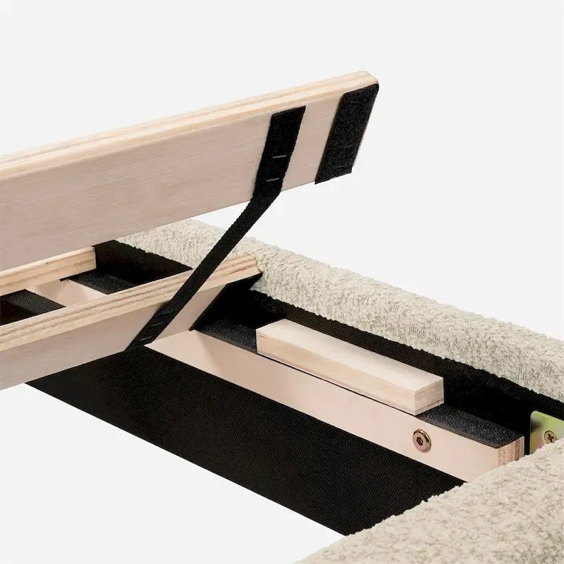 Queen Size Tufted Upholstered Platform Bed