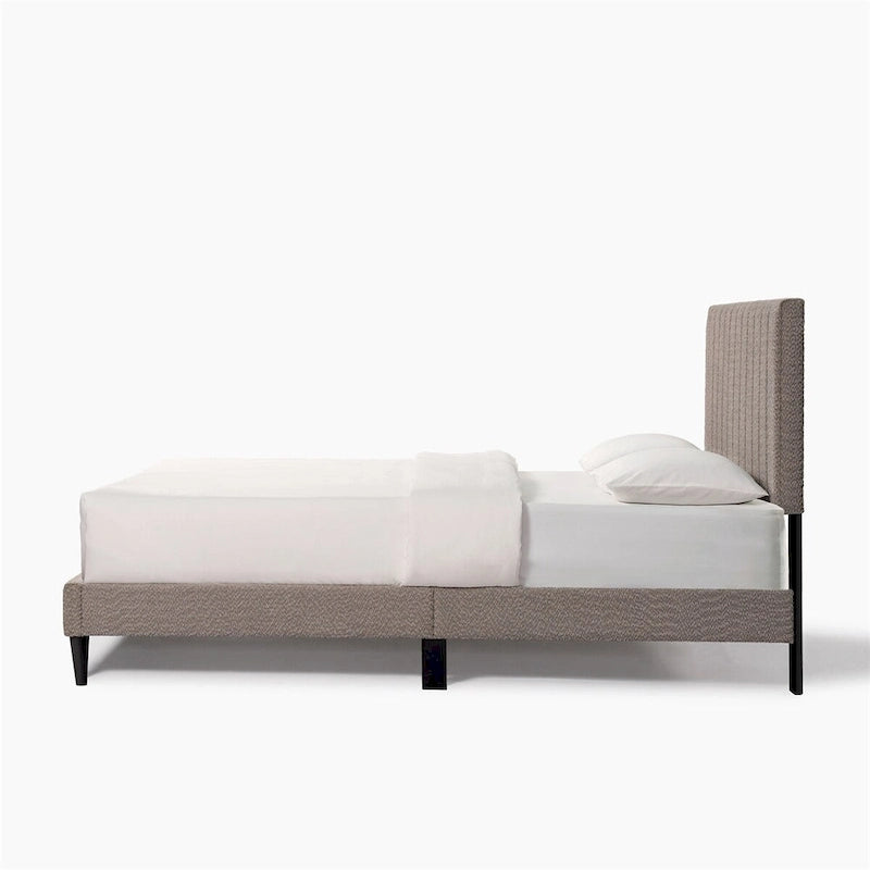Queen Size Tufted Upholstered Platform Bed