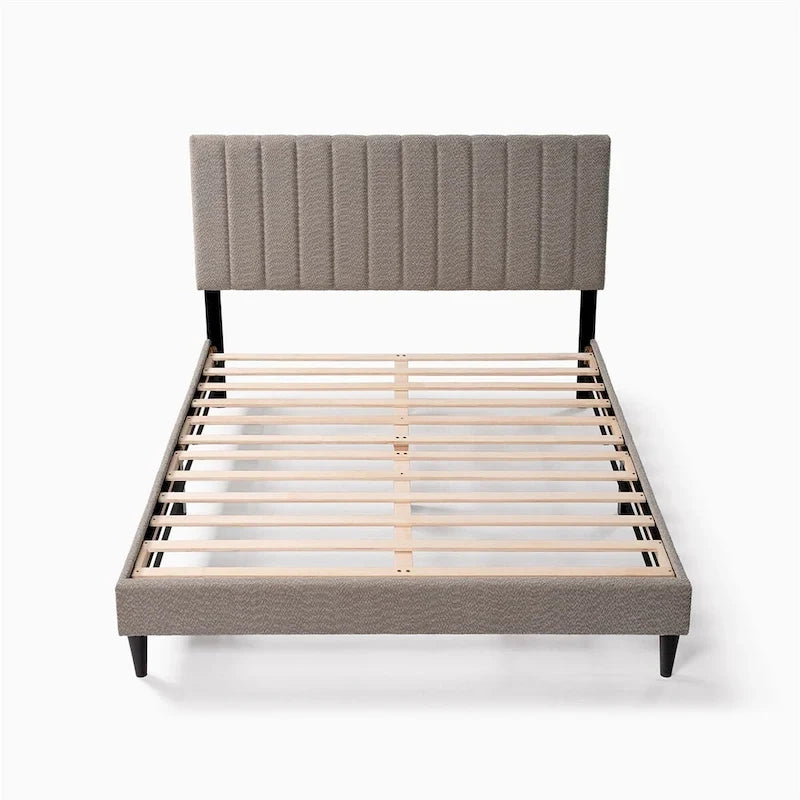 Queen Size Tufted Upholstered Platform Bed