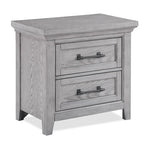 Debra 6 Piece Gray Panel Bench Footboard Bedroom Set