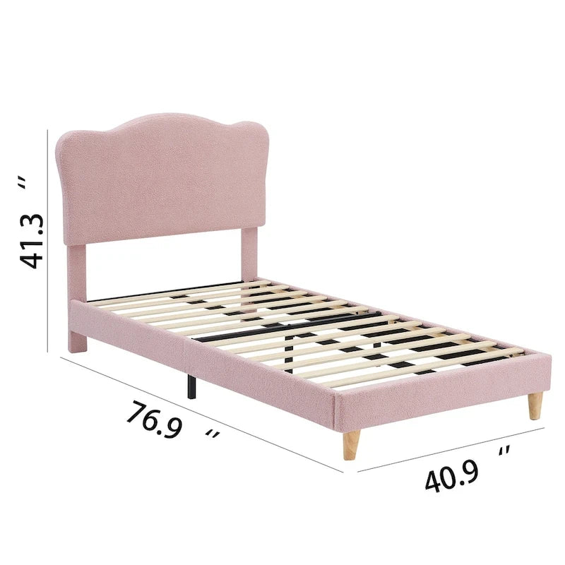 Upholstered Platform with Headboard