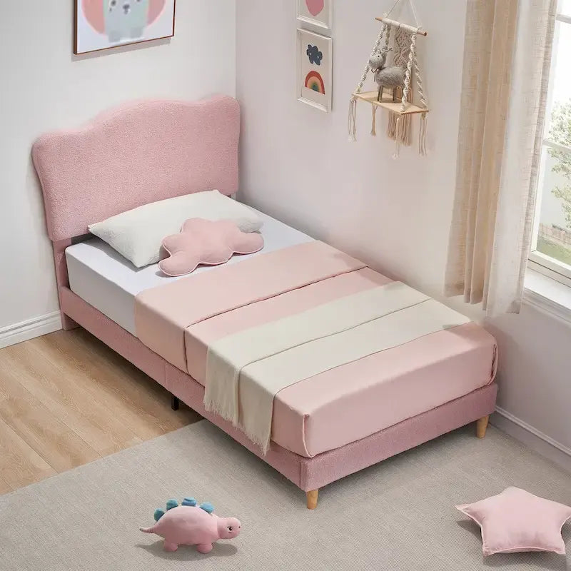 Upholstered Platform with Headboard