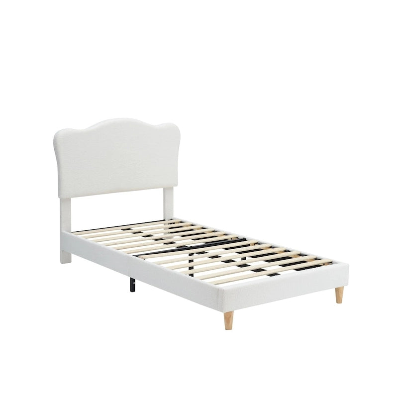 Upholstered Platform with Headboard