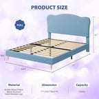 Upholstered Platform with Headboard