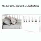 Montessori wooden children's floor bed without Support slat