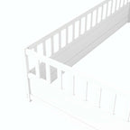 Montessori wooden children's floor bed without Support slat