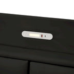 Queen Size Floating Bed Frame with Storage Headboard, Modern Upholstered Platform Bed with USB Ports