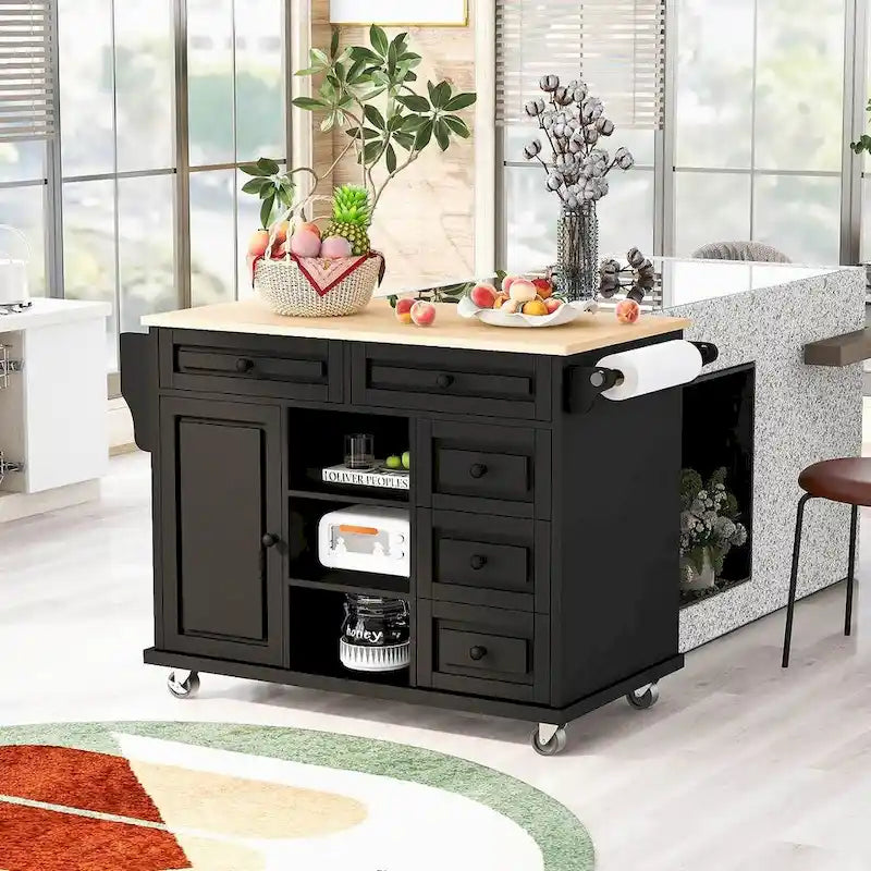 53 Rolling Mobile Island Kitchen Island Cart