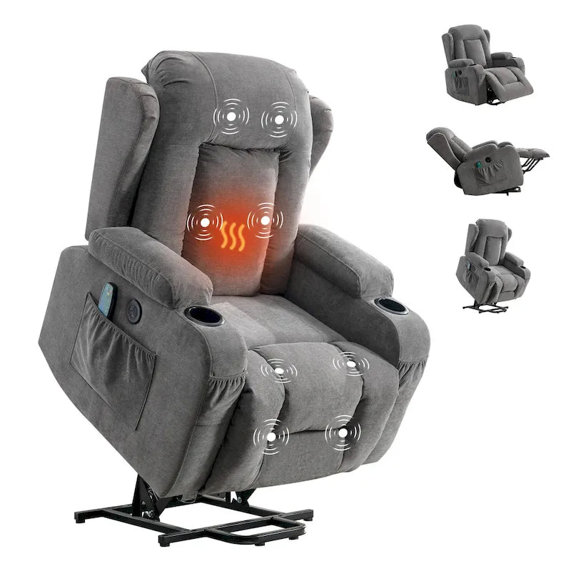 Recliner Chair for Living Room with Side Pocket