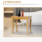 Long Bamboo Shower Bench Seat