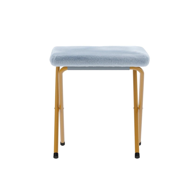 Oversized Folding Upholstered Saucer Chair with Ottoman