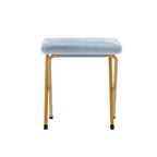 Oversized Folding Upholstered Saucer Chair with Ottoman