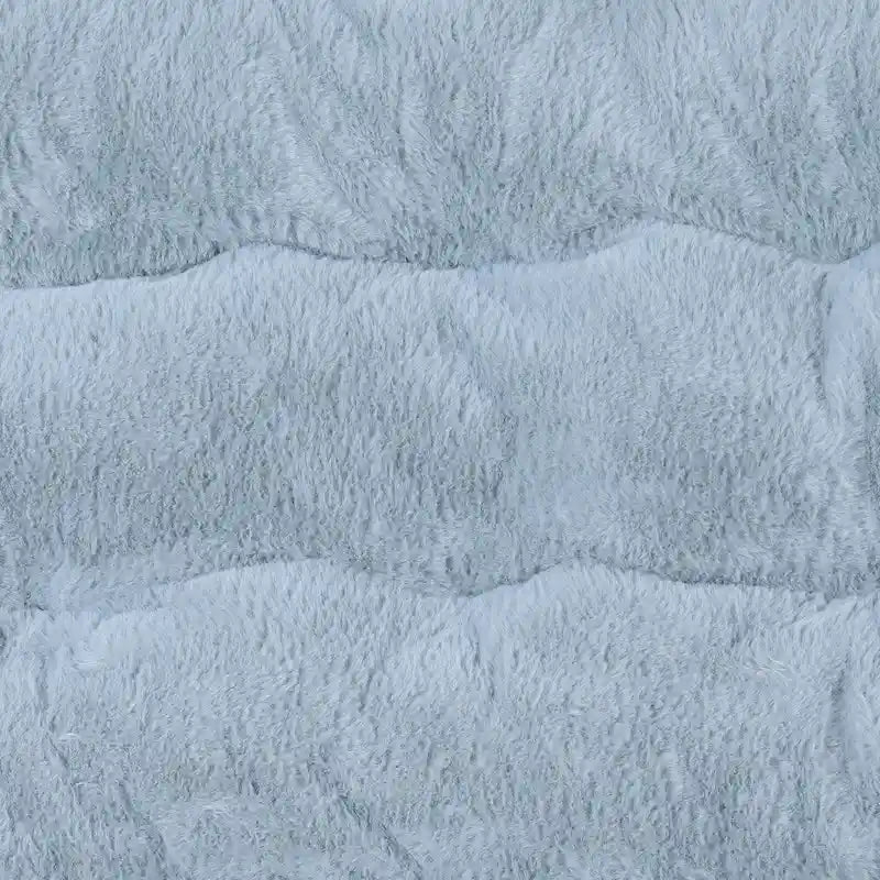 Oversized Folding Upholstered Saucer Chair with Ottoman