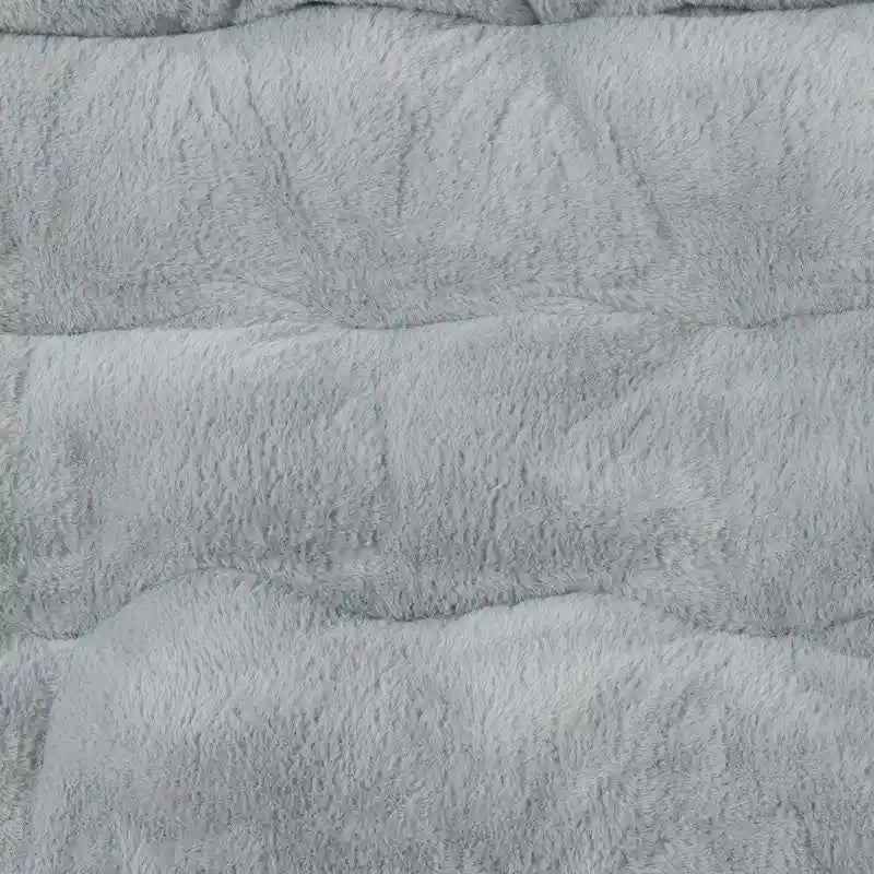 Oversized Folding Upholstered Saucer Chair with Ottoman